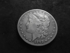 1892 S Morgan Silver Dollar