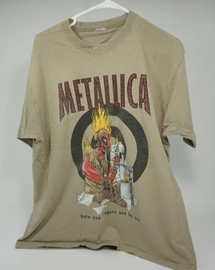 Nostalgic 1997 METALLICA T-Shirt (front) Burn Your Fingers One By One...(back)  Where The Wild Things Are XL Vintage T-Shirt | METALLICA and Heavy Metal  Fans...This One's For You! Club Members Merchandise with