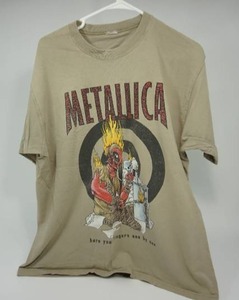 lot 8 image: Nostalgic 1997 METALLICA T-Shirt (front) Burn Your Fingers One By One...(back) Where The Wild Things Are XL Vintage T-Shirt