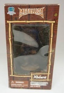 lot 9 image: METALLICA 7.5 Inch Resin Tiki Bobblehead  Robert Trujillo