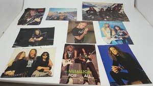 lot 14 image: (9) METALLICA PostersPrints