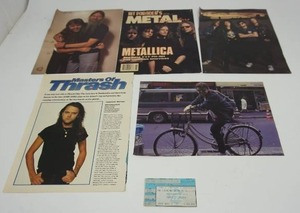 lot 20 image: METALLICA November 8, 1991 Target Center Concert Ticket and Metallica Articles, Posters, Pin-Ups Etc...