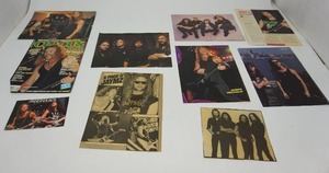 lot 22 image: METALLICA Magazine Coverage Hall of Fame Special...Posters Photos Pin-Ups