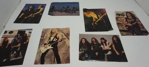 lot 23 image: (7) Vintage METALLICA Magazine Coverage Posters Photos Pin-Ups Fan Club...
