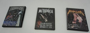 lot 25 image: (3) METALLICA Live Video Recordings on Four DVDs...