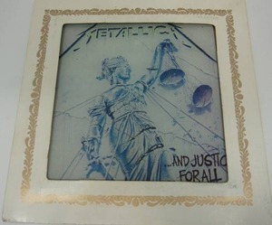 lot 27 image: Nostalgic Collectable METALLICA And Justice For All Framed Album Cover