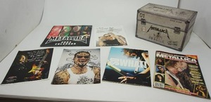 lot 35 image: METALLICA- Live Binge and Purge VHS Trunk Case(empty), Metallica Posters Pin-Ups Magazines...