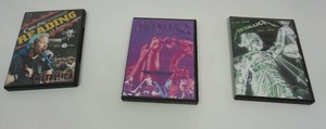 lot 37 image: (3) METALLICA Live Video Recordings on DVD...