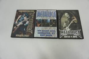 lot 39 image: (3) Nostalgic METALLICA Live Video Recordings on DVD...