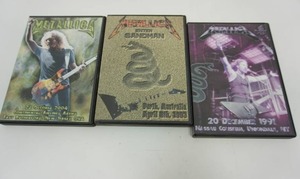 lot 40 image: (3) Nostalgic METALLICA Live Video Recordings on Four DVDs...