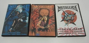 lot 41 image: (3) METALLICA Live Video Recordings on Four DVDs...
