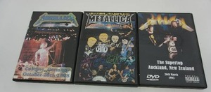 lot 42 image: (3) METALLICA Live Video Recordings on Five DVDs...