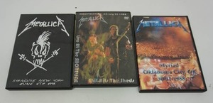 lot 43 image: (3) METALLICA Live Video Recordings on Five DVDs...