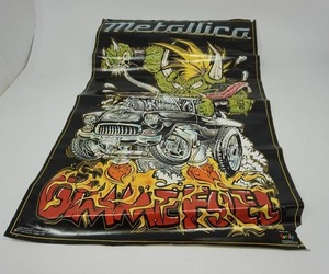 lot 46 image: Nostalgic METALLICA Gimme Fuel Rare Vintage Poster Pin-Up Wall Art 22 x 34