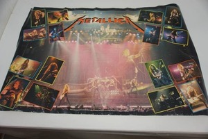 lot 47 image: Nostalgic METALLICA Vintage 1989 Poster Pin-Up Wall Art 22 x 34
