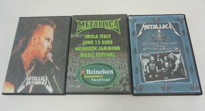 lot 53 image: (3) METALLICA Live Concert Recordings on DVD...