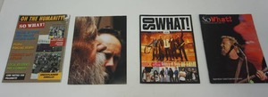 lot 60 image: (4) The Metallica Fan Club Magazine So What Issues