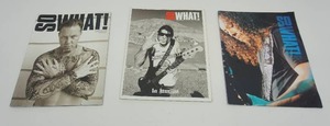 lot 61 image: (3) The Metallica Fan Club Magazine So What Issues