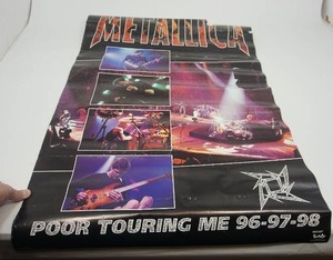 lot 73 image: Nostalgic METALLICA Pour Touring Me 96-97-98  Poster Wall Art 21 x 31