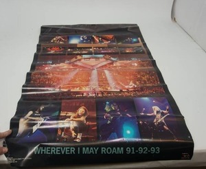 lot 75 image: Nostalgic METALLICA Wherever I May Roam 91-92-93  Poster Wall Art 23 x 34