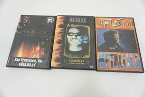 lot 88 image: (3) Nostalgic METALLICA Live Video Recordings on DVD...
