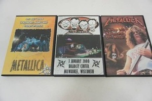 lot 91 image: (3) Nostalgic METALLICA Live Video Recordings on DVD...