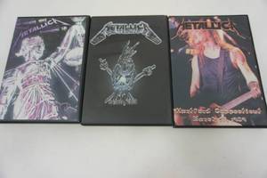 lot 92 image: (3) Nostalgic METALLICA Live Video Recordings on DVD...