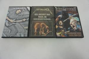 lot 93 image: (3) Nostalgic METALLICA Live Video Recordings on DVD...