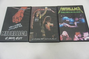 lot 94 image: (3) Nostalgic METALLICA Live Video Recordings on DVD...