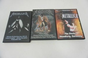 lot 95 image: (3) Nostalgic METALLICA Live Video Recordings on DVD...