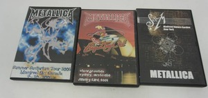lot 98 image: (3) Nostalgic METALLICA Live Video Recordings on DVD...
