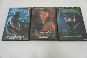 lot 99 image: (3) Nostalgic METALLICA Live Video Recordings on DVD...