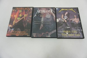 lot 102 image: (3) METALLICA Live Concert Recordings on DVDs...