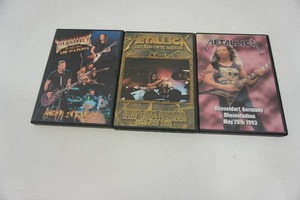 lot 103 image: (3) METALLICA Live Concert Recordings on DVD