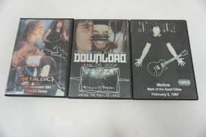 lot 104 image: (3) METALLICA Live Concert Recordings on DVD