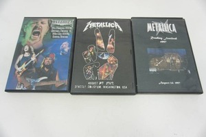 lot 107 image: (3) METALLICA Live Concert Recordings on DVD