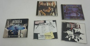 lot 109 image: (5) METALLICA Music CDs