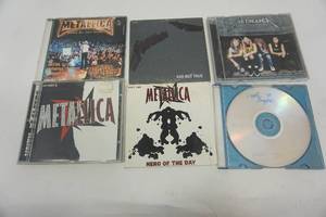lot 112 image: (6) METALLICA Music CDs