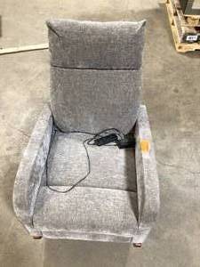 1-Seat Grey Recliner Sofa, Customer Returns See Pictures