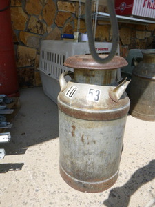lot 55 image: Vintage Milk Can