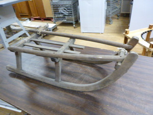lot 119 image: Antique Childs Sled