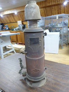 lot 122 image: Antique Rex Gas Water HeaterStove