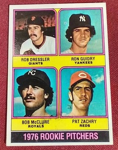 lot 1 image: 1976 Topps Ron Guidry Rookie Card
