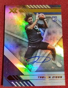 lot 18 image: 2020 Panini XR Trevon Diggs Autograph Rookie Card - #d199