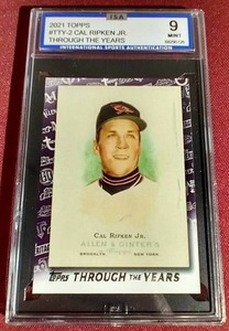 lot 24 image: 2021 Topps Cal Ripken Card - ISA 9