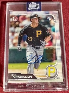 lot 26 image: Topps Archives Signature Series Kevin Newman Rookie Auto Card - #d68