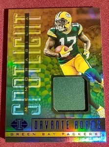 lot 34 image: 2017 Panini Illusions Davante Adams Jersey Card - #d100