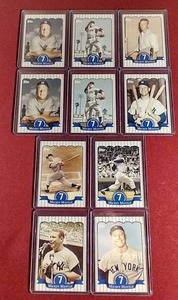 lot 35 image: (10) 2007 Mickey Mantle Life in Baseball Insert Cards