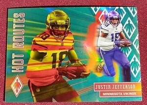 lot 40 image: 2020 Phoenix Justin Jefferson Rookie Insert Card - #d175