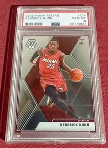 lot 63 image: 2019 Panini Mosaic Kendrick Nunn Rookie Card - PSA 10